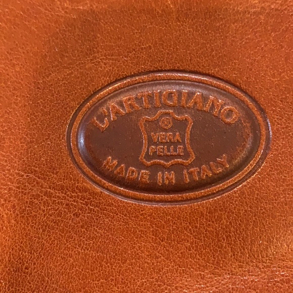 L’Artigiano Leather Bag, Made in Italy, Leather Purse - Picture 2 of 8
